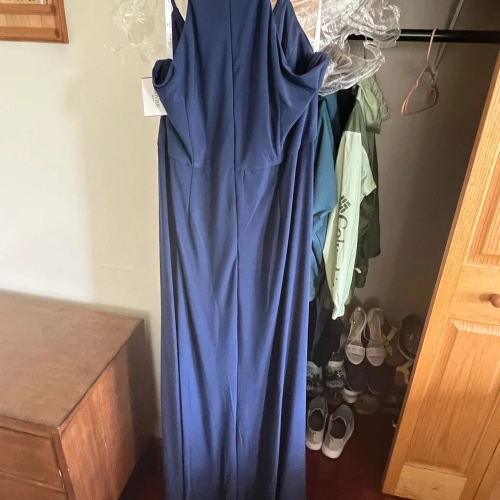 Blue Marine David’s Bridal Dress - Picture 3 of 3